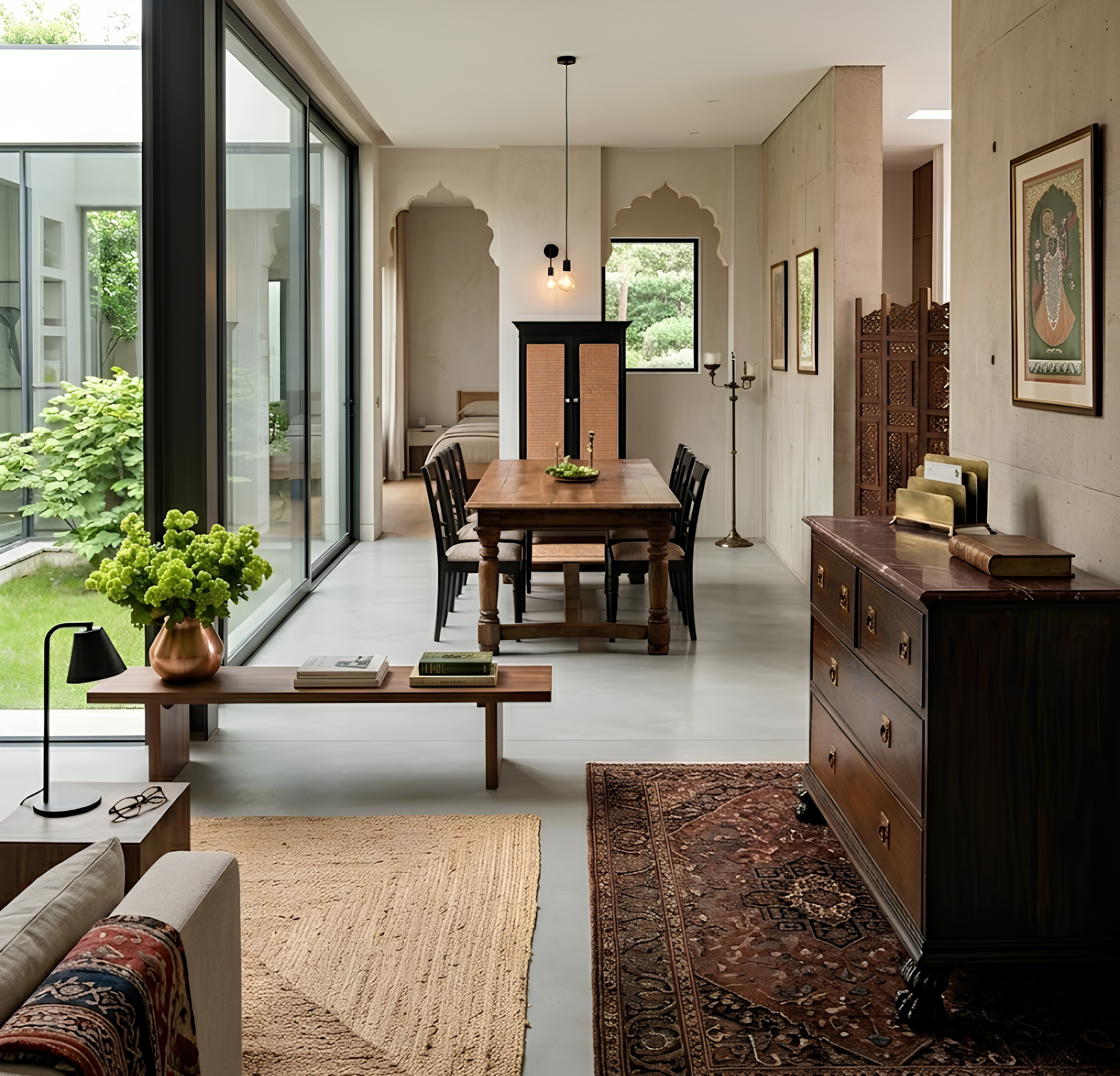 Modern Homes with Vintage Indian Home Décor | Smaraniya Bangalore